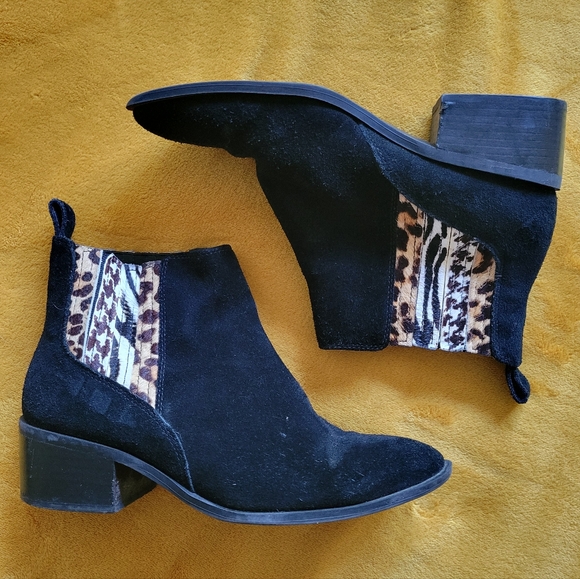Crown Vintage Tolana Suede Leather Ankle Boot Size 8.5 - Picture 1 of 5